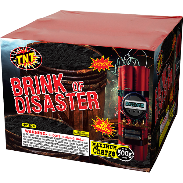 Brink of Disaster 500 Gram Firework Finale Aerials Brink Of Disaster