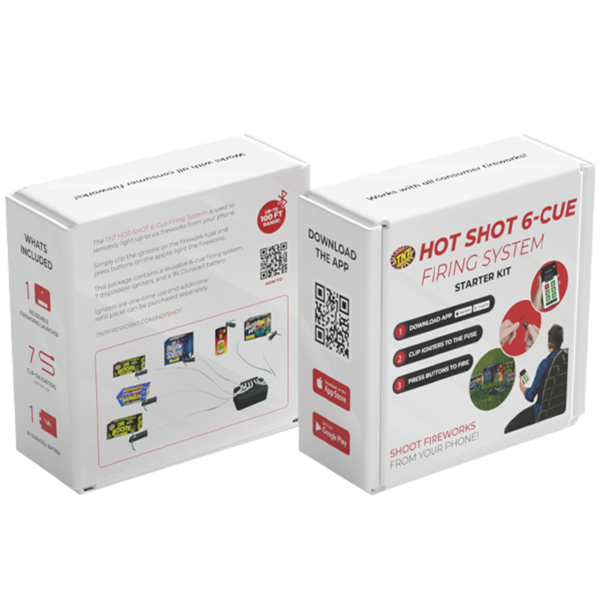 Hot Shot 6 Cue Firing System Firework Firing Systems Hot Shot 6 Cue Firing System
