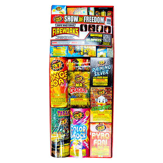 SHOW OF FREEDOM ALL-CT SS Firework Ground Assortments Show Of Freedom All Ct Ss