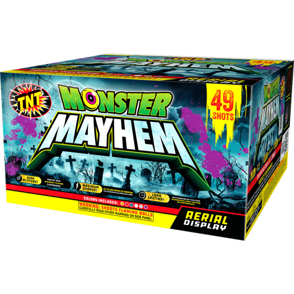 MONSTER MAYHEM Firework Finale Aerials Monster Mayhem