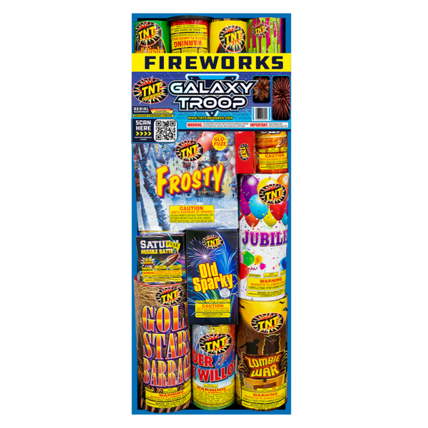 GALAXY TROOP Firework Aerial Assortments Galaxy Troop
