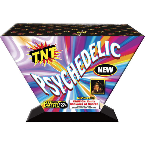 PSYCHEDELIC 500 Gram Firework Fountains Psychedelic