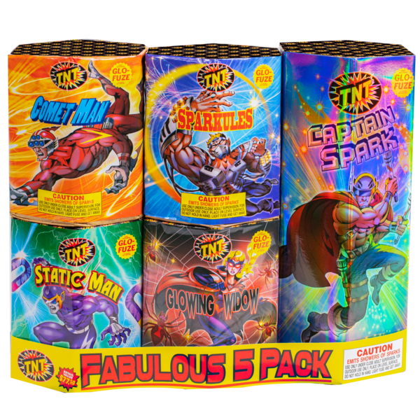 FABULOUS 5 PACK Firework Fountains Fabulous 5 Pack