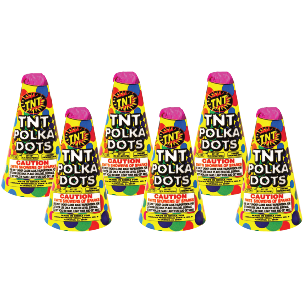 TNT POLKA DOTS Firework Fountains Tnt Polka Dots