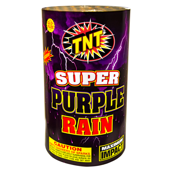 SUPER PURPLE RAIN 500 Gram Firework Fountains Super Purple Rain
