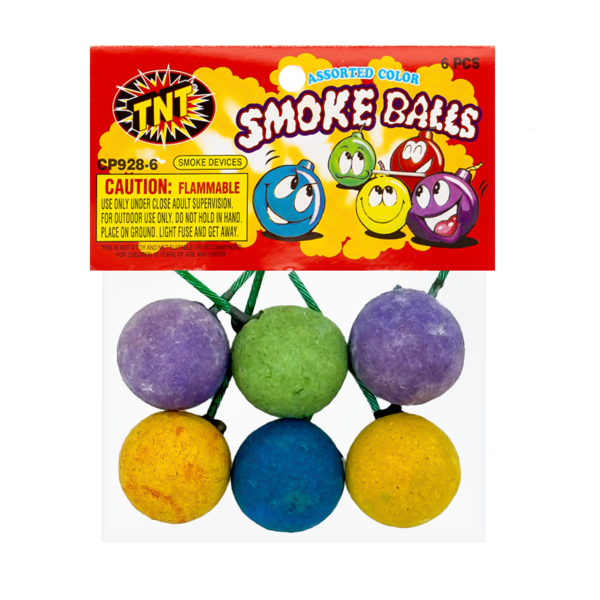 TNT SMOKE BALLS ASSTD Firework Smoke Tnt Smoke Balls Asstd