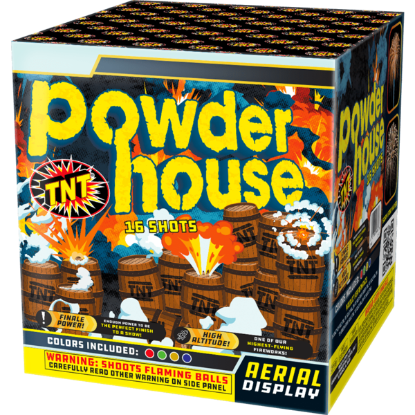 POWDER HOUSE 500 Gram Firework Multi Aerials Powder House