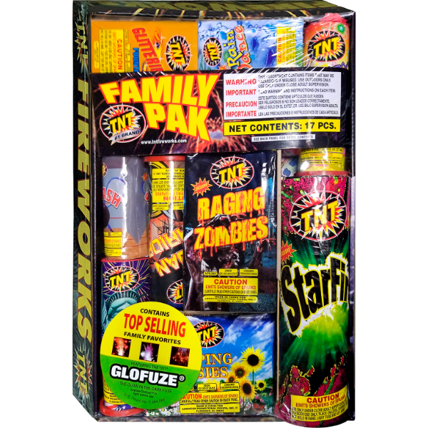 TNT FAMILY PAK Firework Ground Assortments Tnt Family Pak
