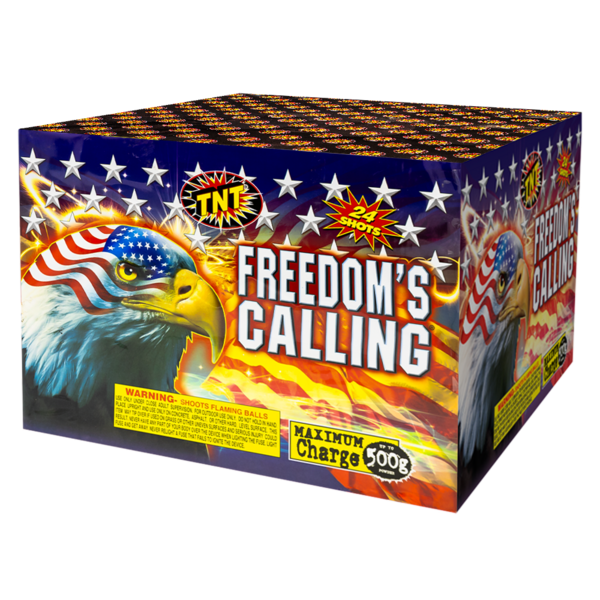 FREEDOM'S CALLING 500 Gram Firework Finale Aerials Freedom's Calling