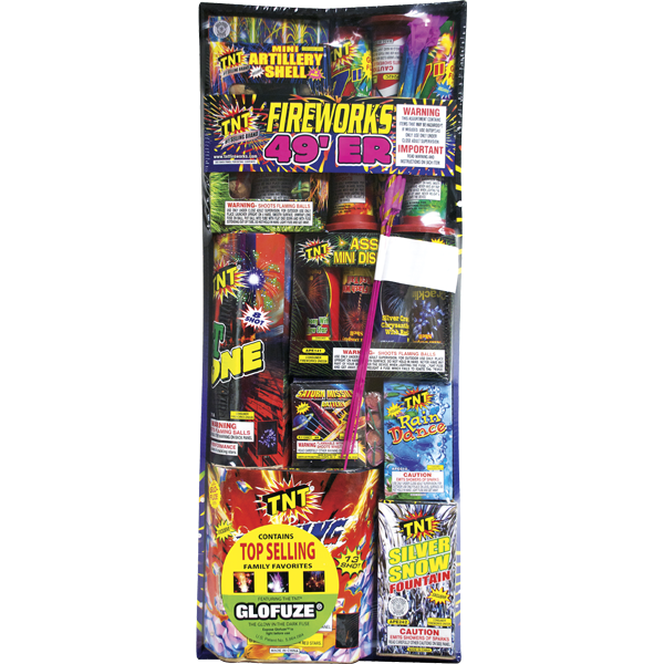 49'ER - FULL C Firework Aerial Assortments 49'er Full C