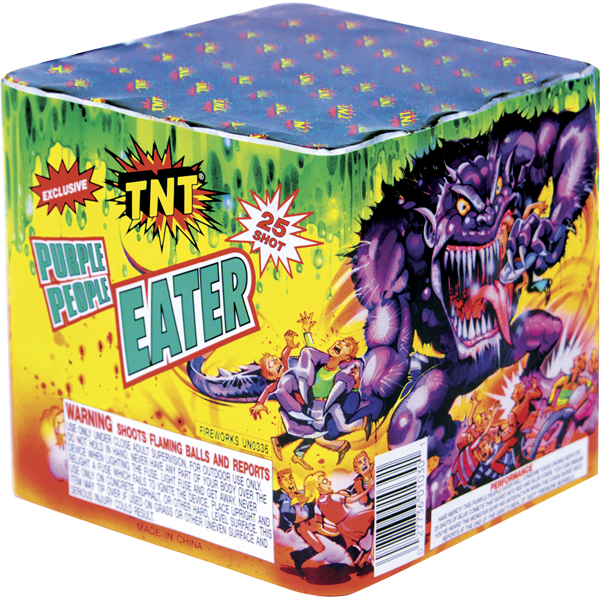 PURPLE PEOPLE EATER Firework Multi Aerials Purple People Eater